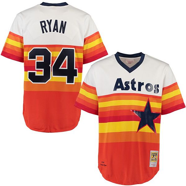 

Мужская бейсбольная майка Nolan Ryan Houston Astros в ретро-стиле Mitchell & Ness
