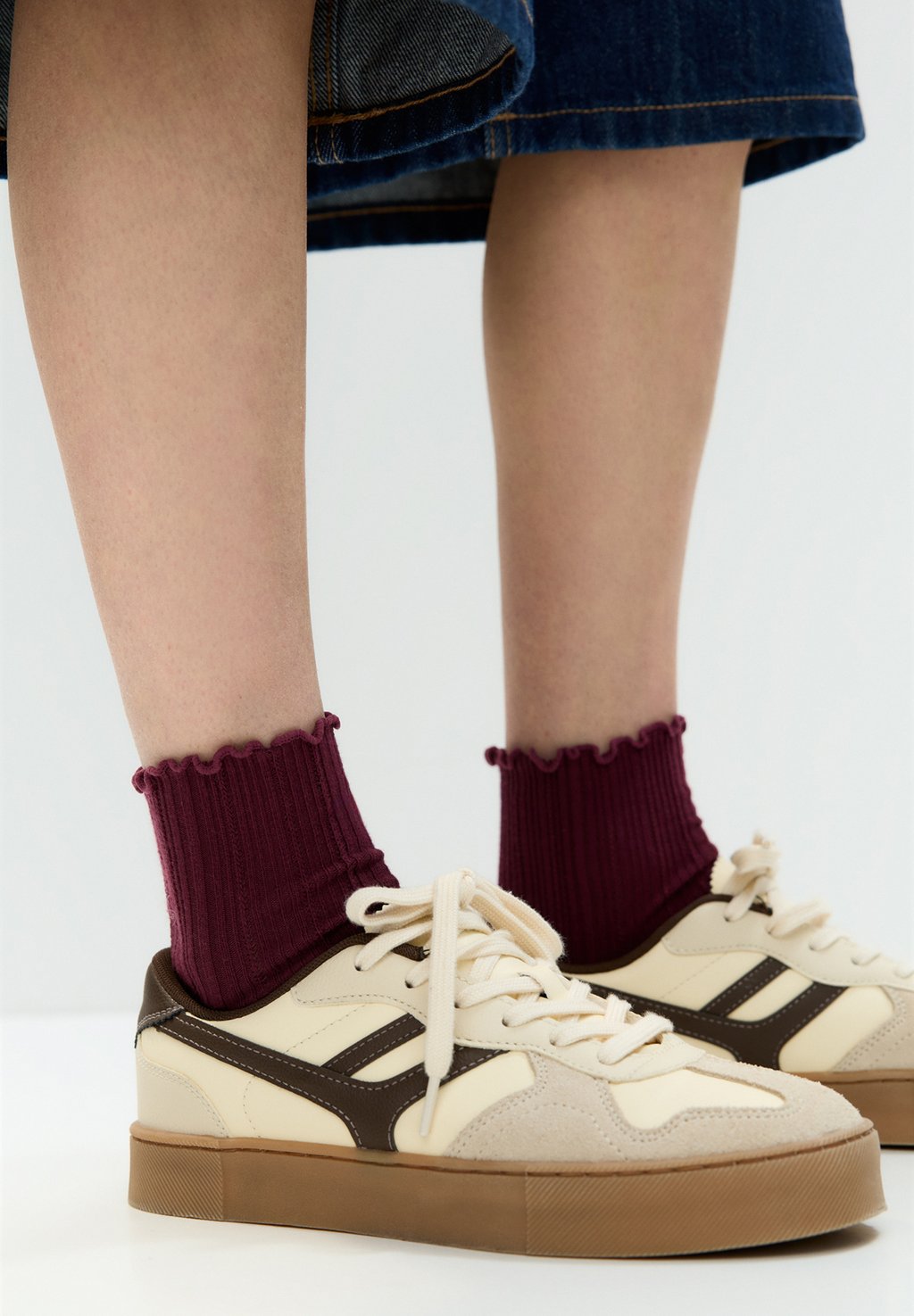

Носки 3 PACK PULL&BEAR, белый