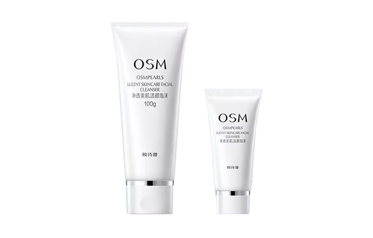 Очищающая пенка для лица OSM Lucent Skincare Facial Cleanser, 120 г*2 — фото 3