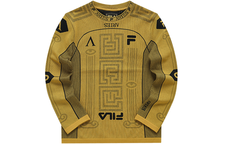 

FILA FUSION Футболка Aries женская yellow sand gold, Желтый, FILA FUSION Футболка Aries женская yellow sand gold