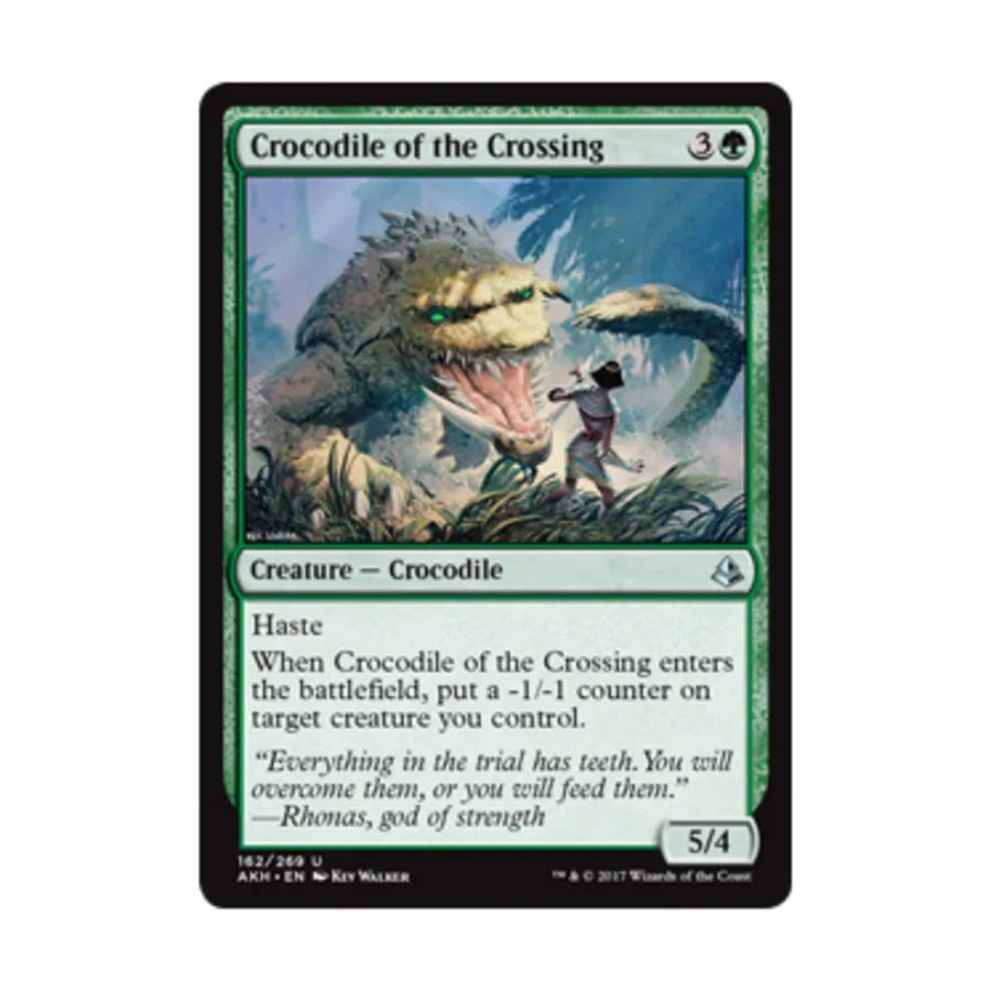 

CCG Крокодил Переправы (U), MTG - Amonkhet