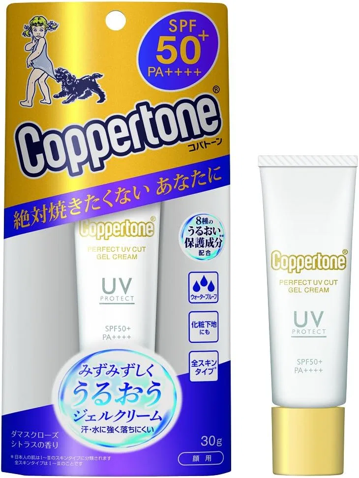 Солнцезащитный гель-крем Coppertone Perfect UV Protection SPF 50+ PA+++, 30 г