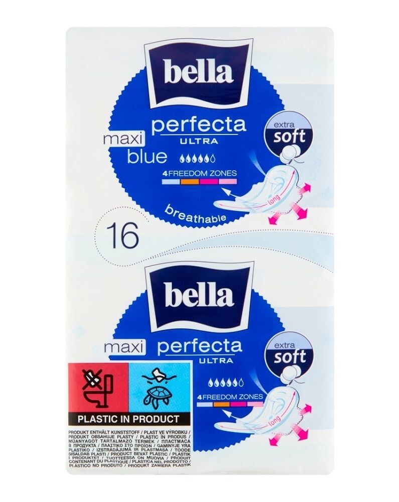

Гигиенические салфетки Bella Perfecta Ultra Maxi Blue