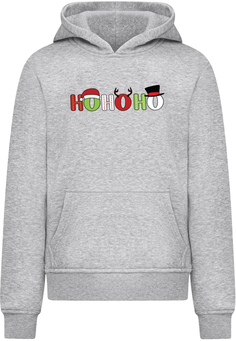 

Толстовка Merchcode Christmas Ho Ho Ho, серый