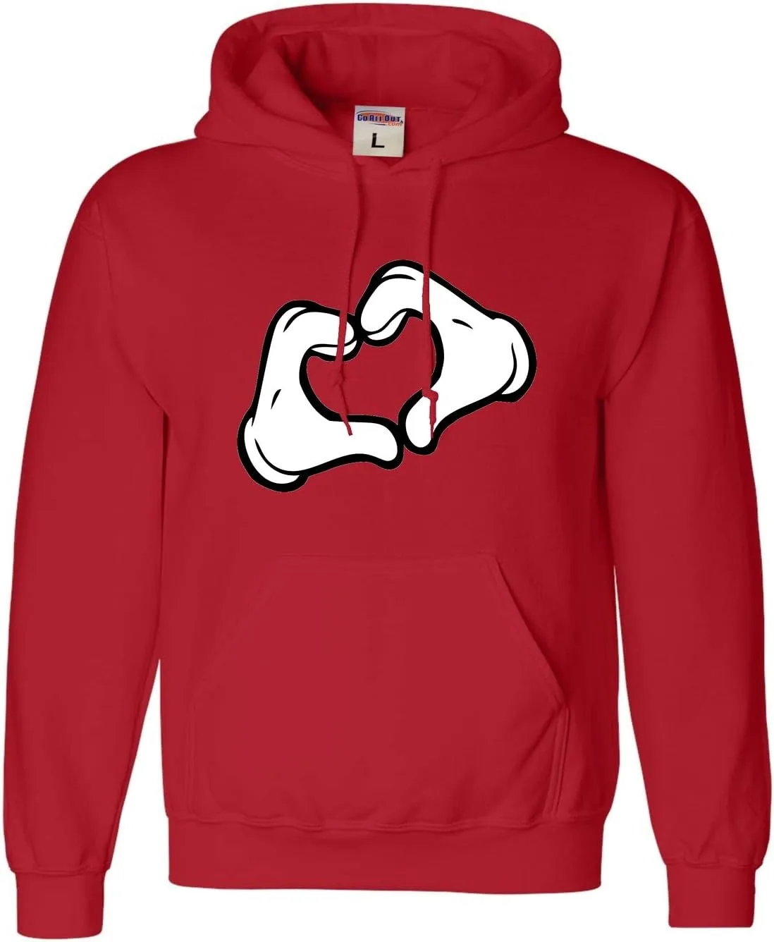 

Толстовка с капюшоном Go All Out Mickey Heart Hands