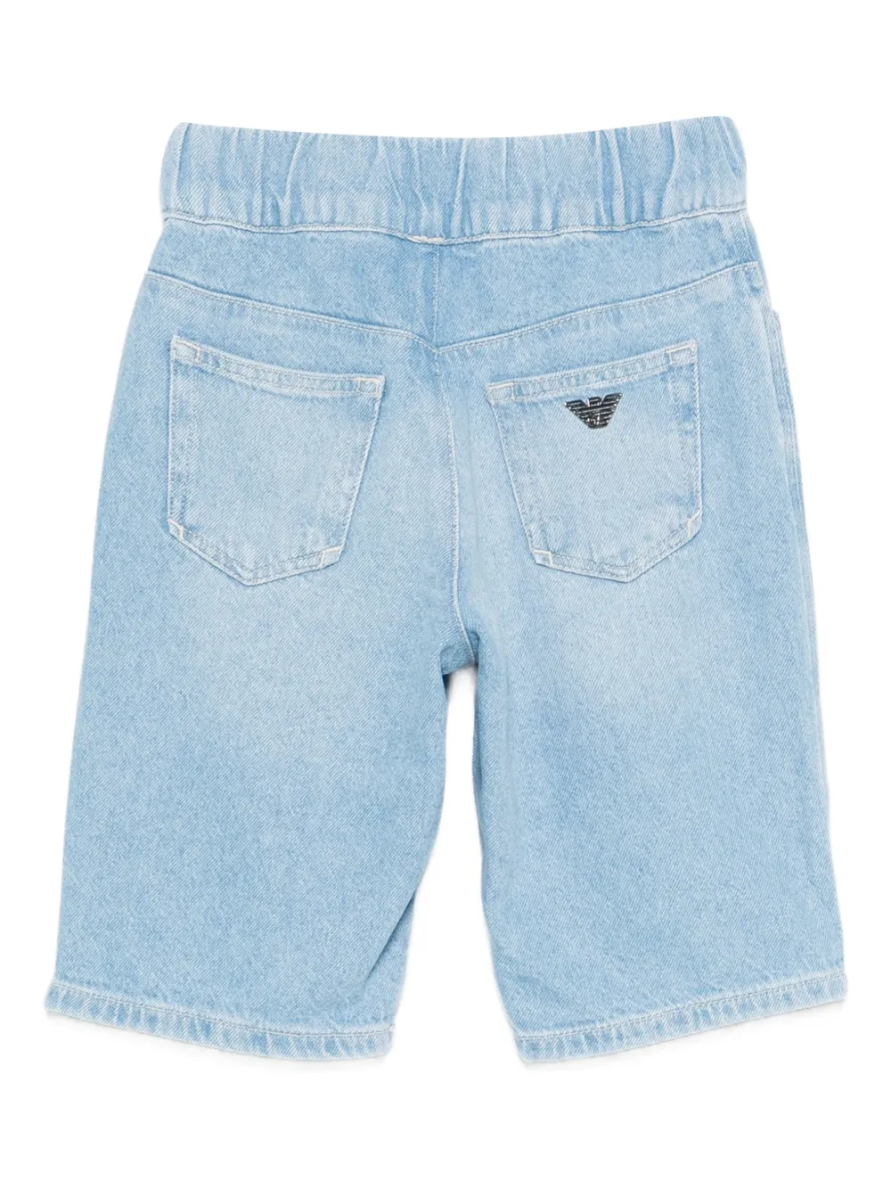 Шорты на кулиске Emporio Armani Kids, синий — фото 2