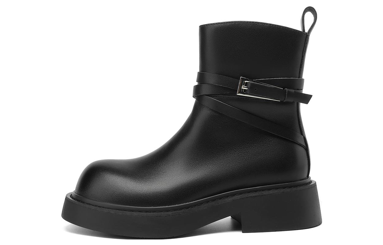 Rosa Bianca Женские черные ботинки на каблуке 4,5 см, цвет Black