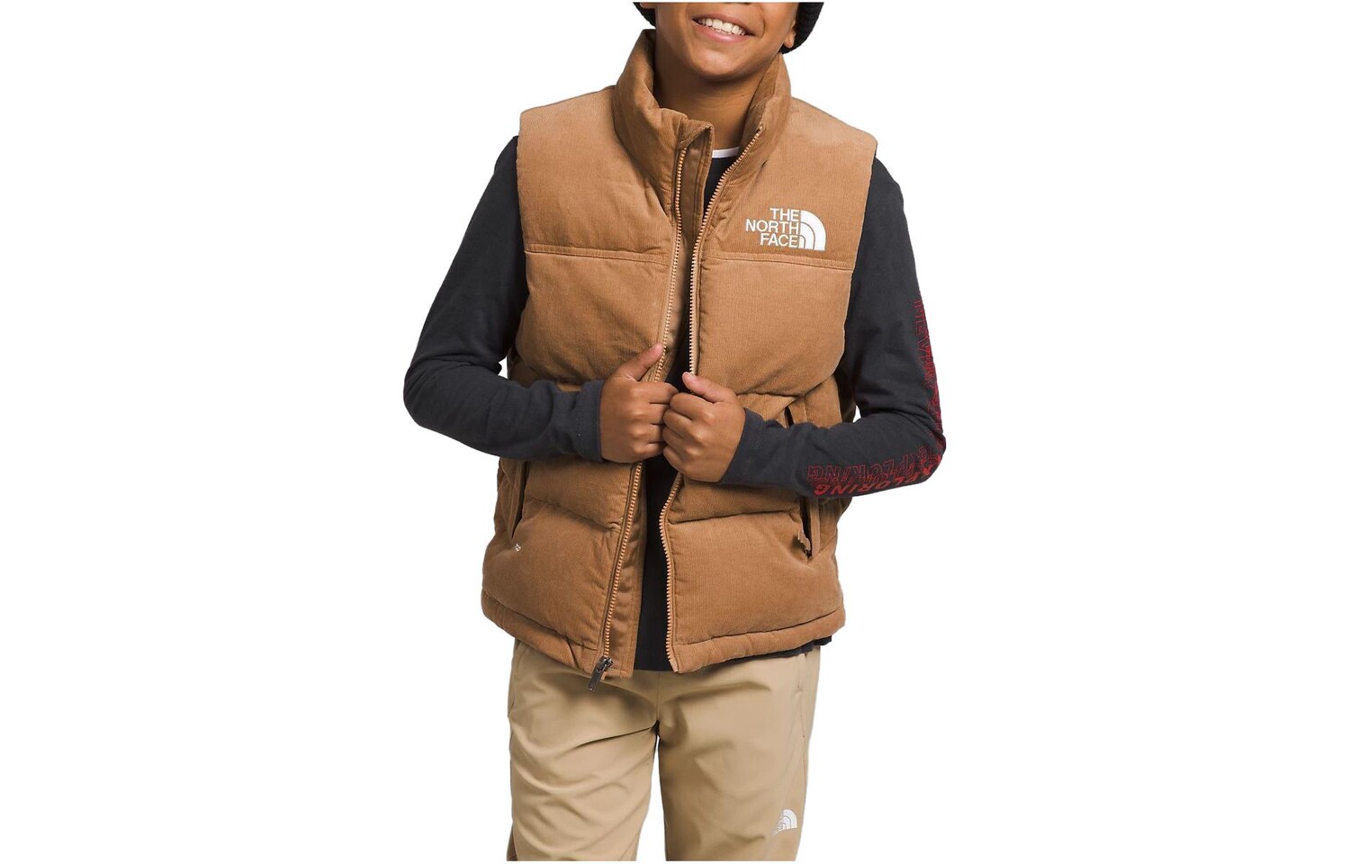 

Детский жилет THE NORTH FACE, цвет коричневый