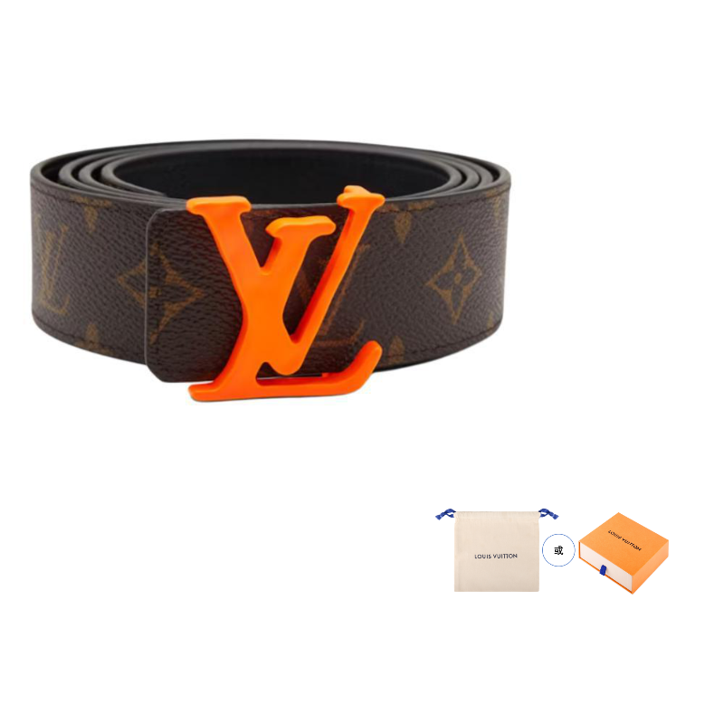 

LOUIS VUITTON Ремень с монограммой 40 мм, Brown
