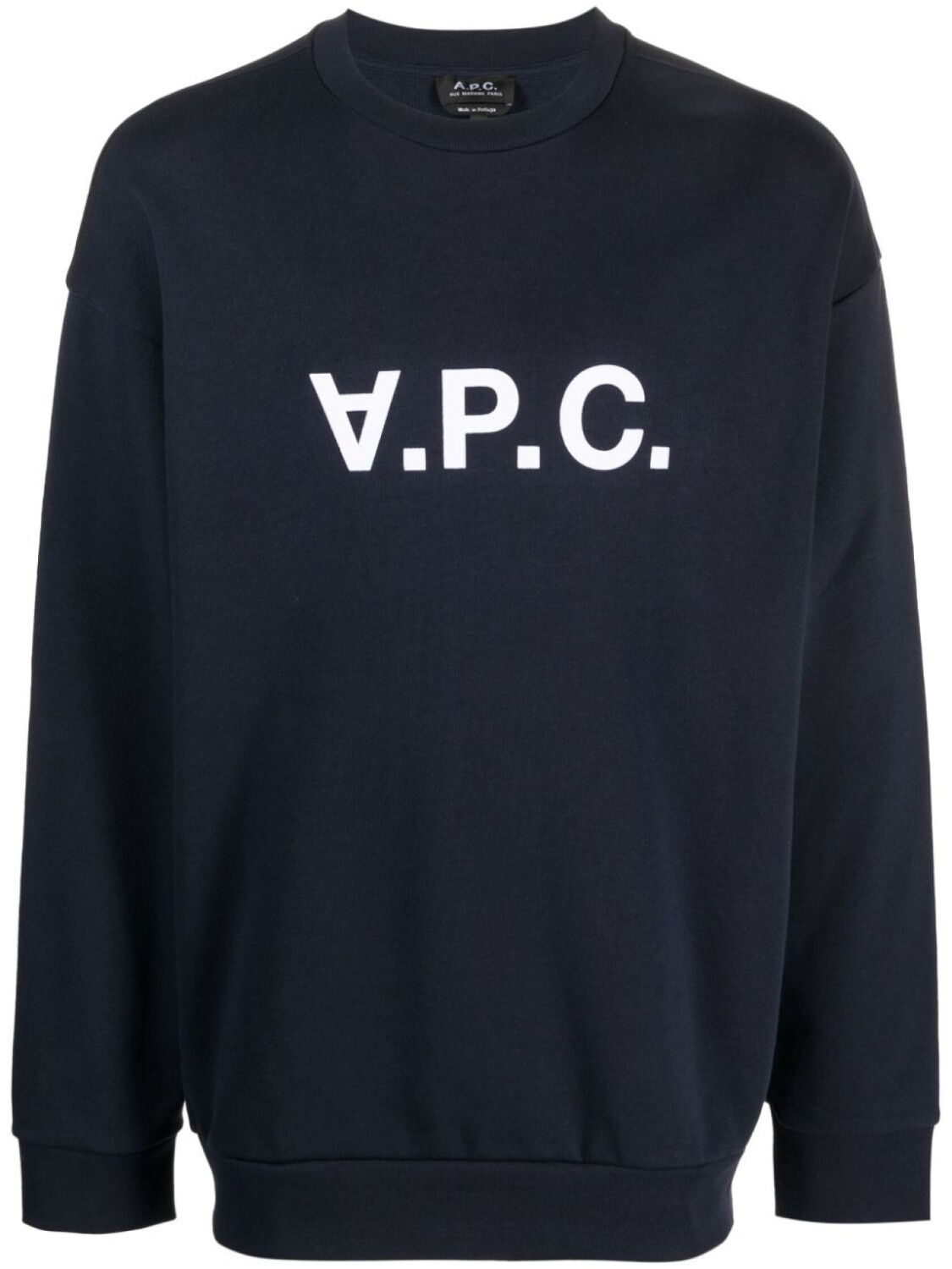 

A.P.C. футболка V.P.C. из органического хлопка с логотипом, синий