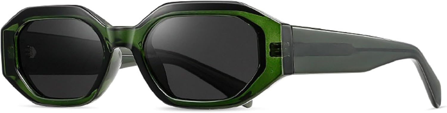 

Ретро поляризованные солнцезащитные очки для мужчин, сверхлегкая оправа TR90, полигональные солнцезащитные очки для женщин, прямоугольные солнцезащитные очки из ацетата mincl, C4