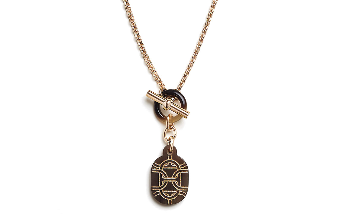 

Позолоченная цепочка для женщин HERMES, золото