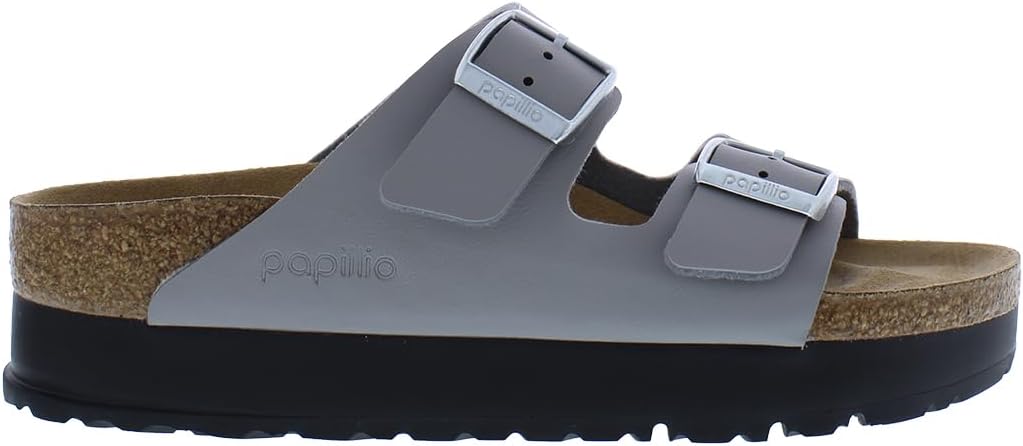 

Женские сандалии Birkenstock Papillio Arizona на платформе - веганские, Stone Coin