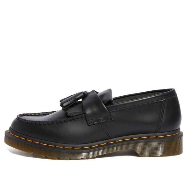 

Кроссовки adrian yellow stitch leather tassel loafers 'black smooth' Dr. Martens, черный