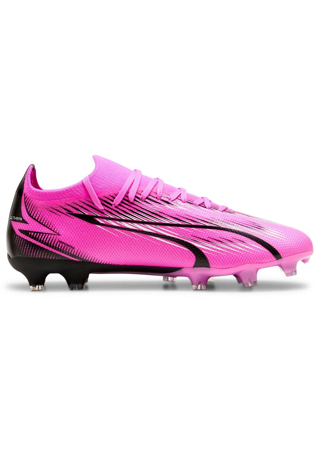 Футбольные бутсы ULTRA MATCH FG/AG мужские PUMA, цвет Poison Pink Puma White Puma Black — фото 2