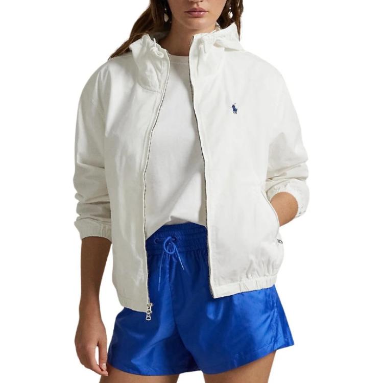 Polo Ralph Lauren Худи из твила, White — фото 3