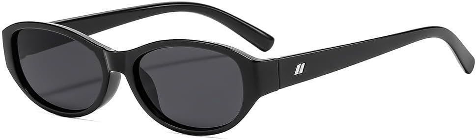 

Модные солнцезащитные очки «кошачий глаз» для женщин. Стильная оправа с анималистическим принтом, декоративный логотип, тонированные линзы с защитой от УФ-излучения ENSARJOE, Black