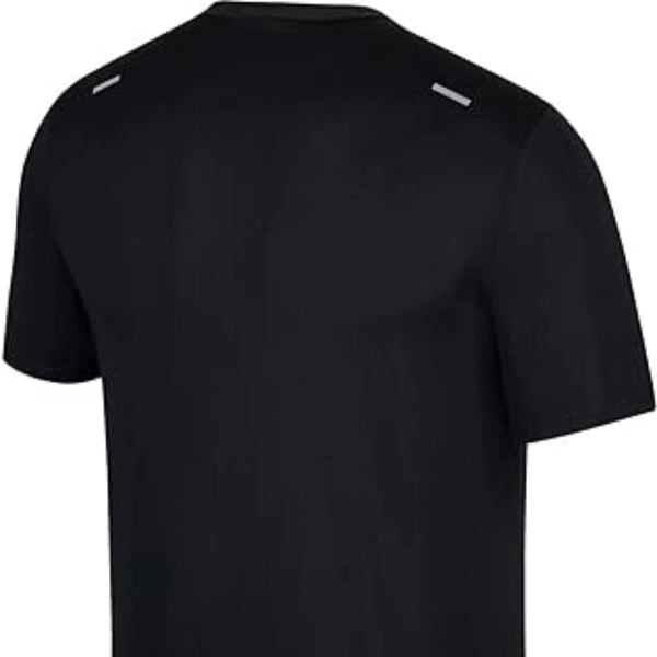 Футболка dri fit rise 365 короткий рукав беговая футболка Nike, черный — фото 2