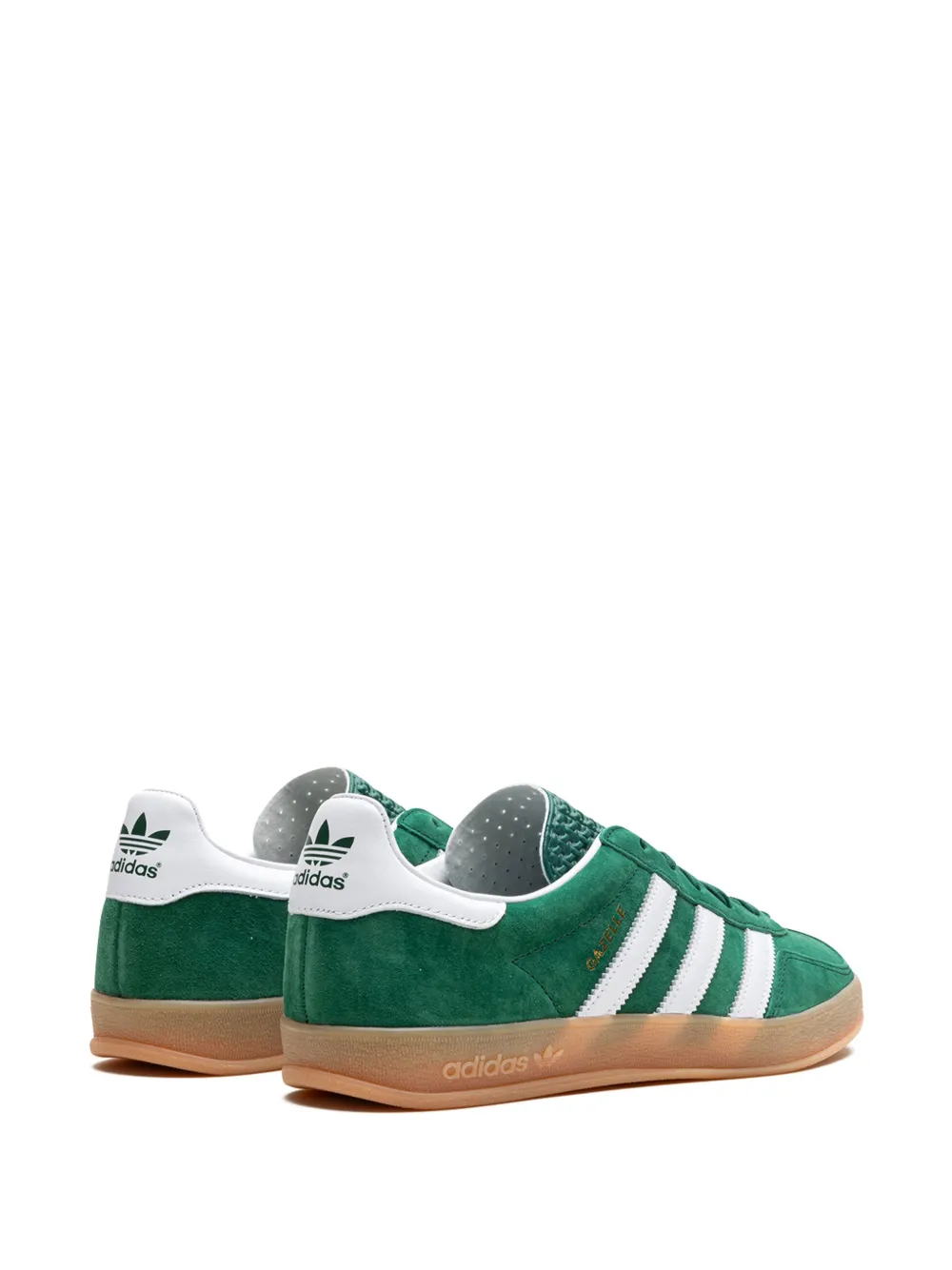 Кроссовки Gazelle Indoor Adidas, зеленый — фото 4