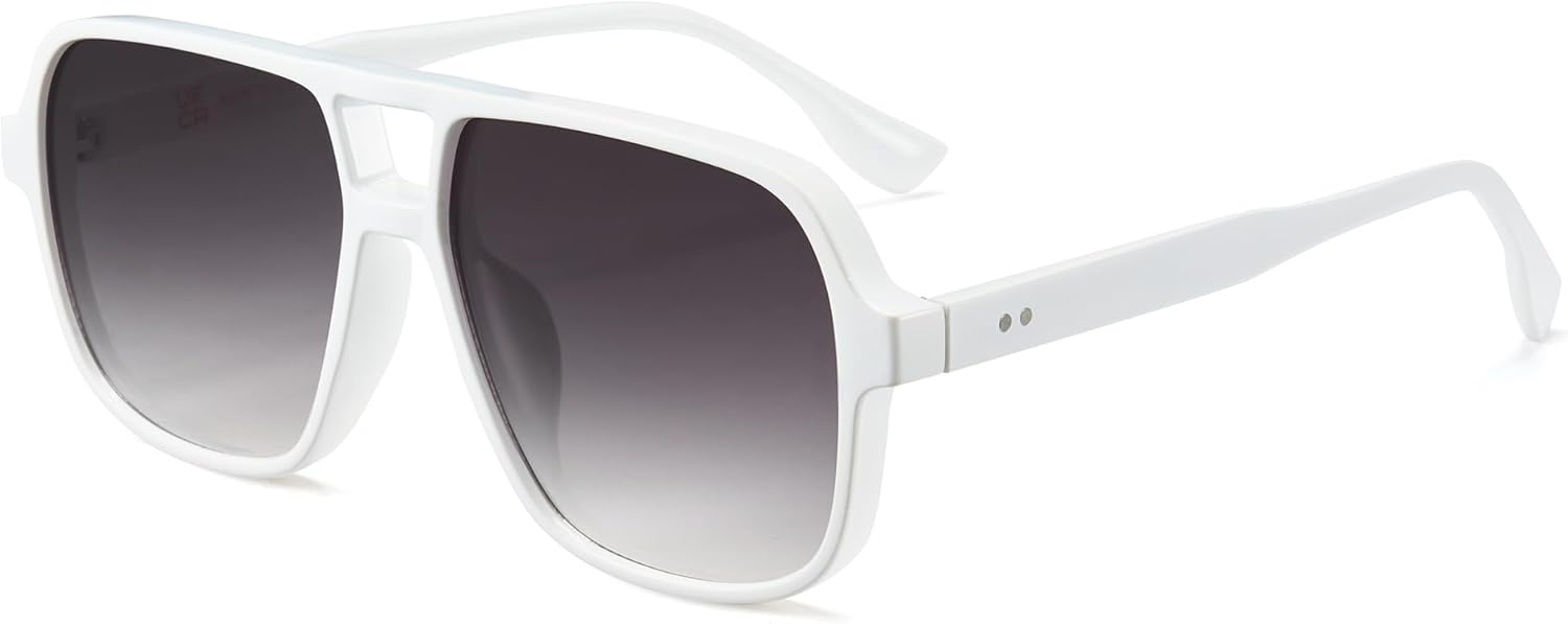 

Солнцезащитные очки-авиаторы Cyxus увеличенного размера для женщин. Модные очки с защитой от УФ-излучения для пляжа, музыкальных фестивалей и покупок. 1183, Gradient Gray