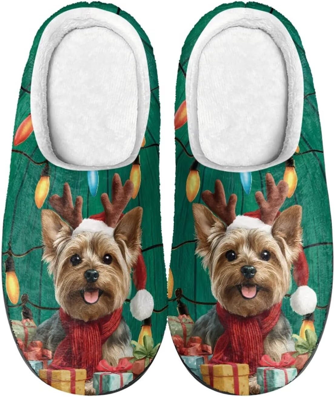 

Домашние тапочки Lotusorchid для женщин, с эффектом памяти, теплые мягкие тапочки, шлепанцы без задника, для дома и улицы, зеленый