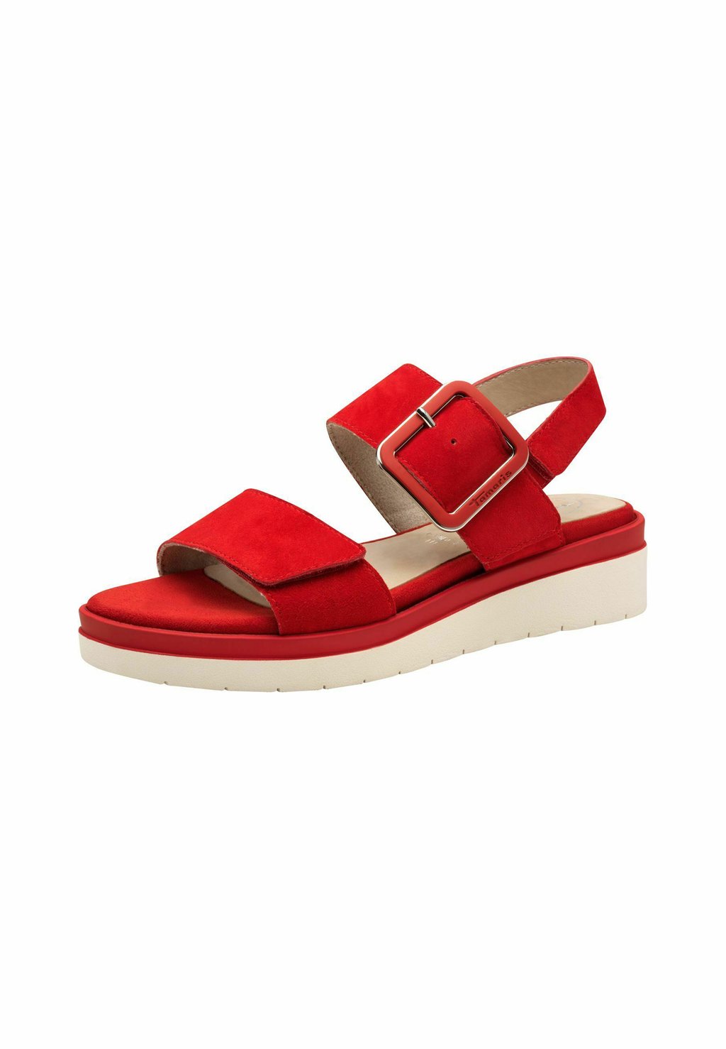 Босоножки на танкетке COMFORT - Platform sandals Tamaris, красный — фото 2