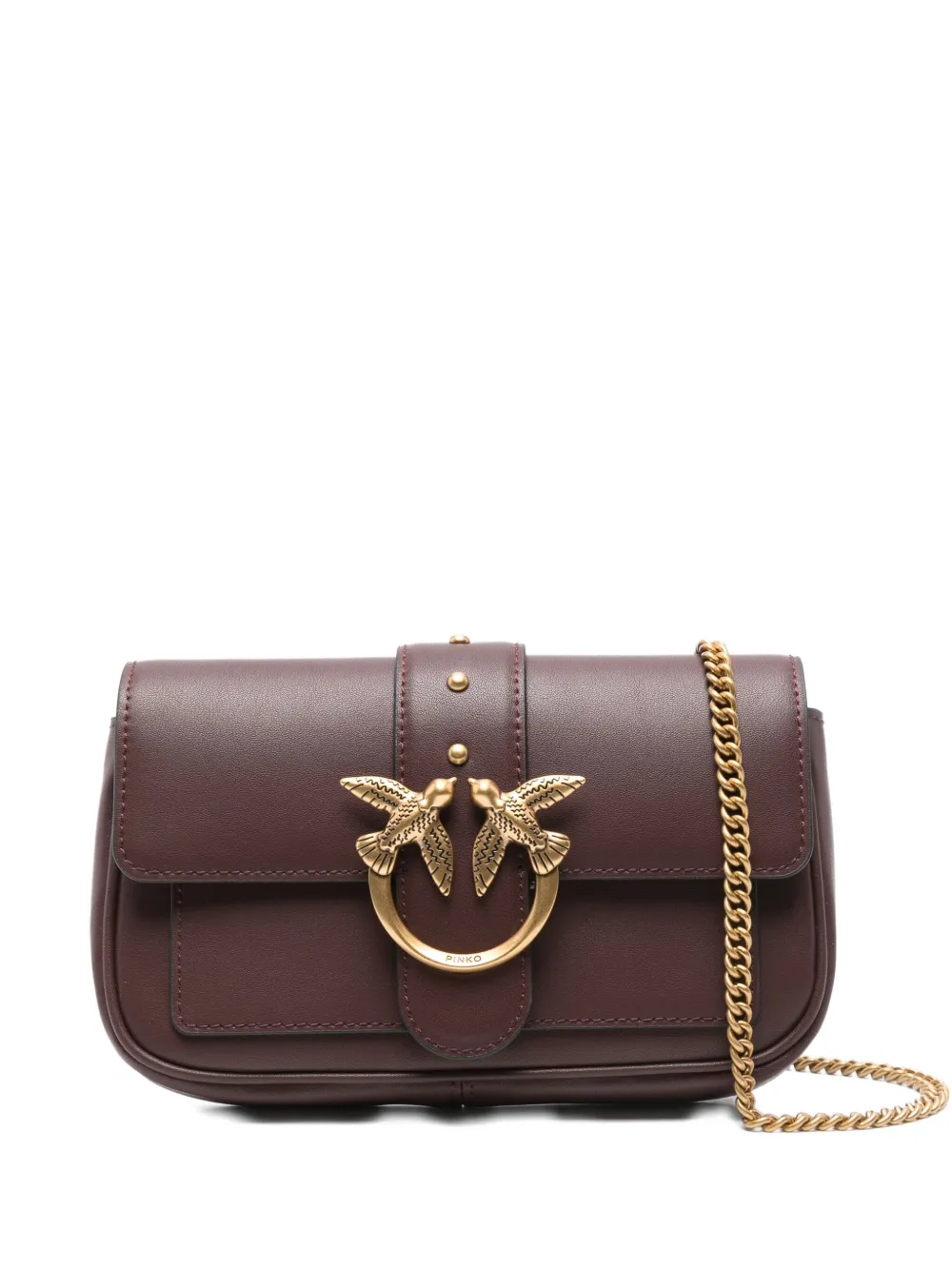 

Сумка Love Bag One Simply с карманом через плечо PINKO, коричневый