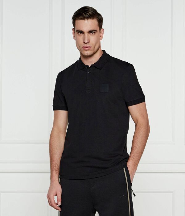 

Поло Boss Green Paddy DropNeedle Regular Fit, черный