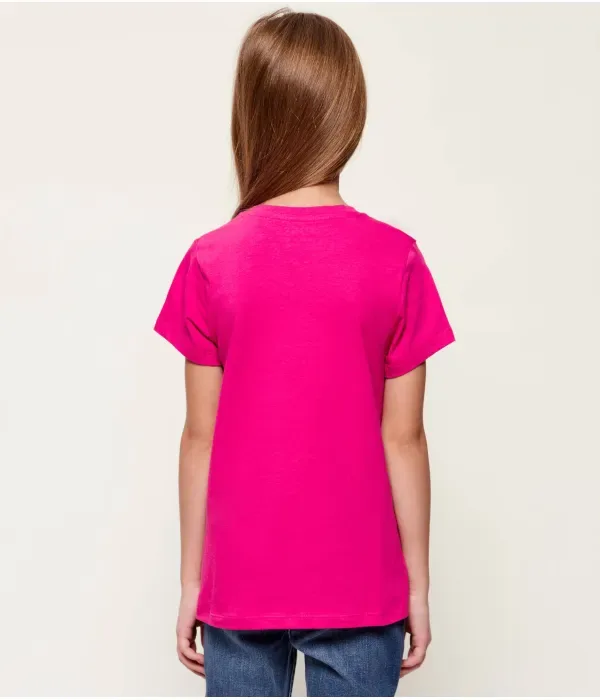 Футболка regular fit Guess, фуксия — фото 3