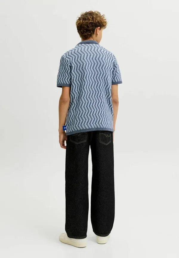 Поло Jack & Jones Junior, цвет серый — фото 3