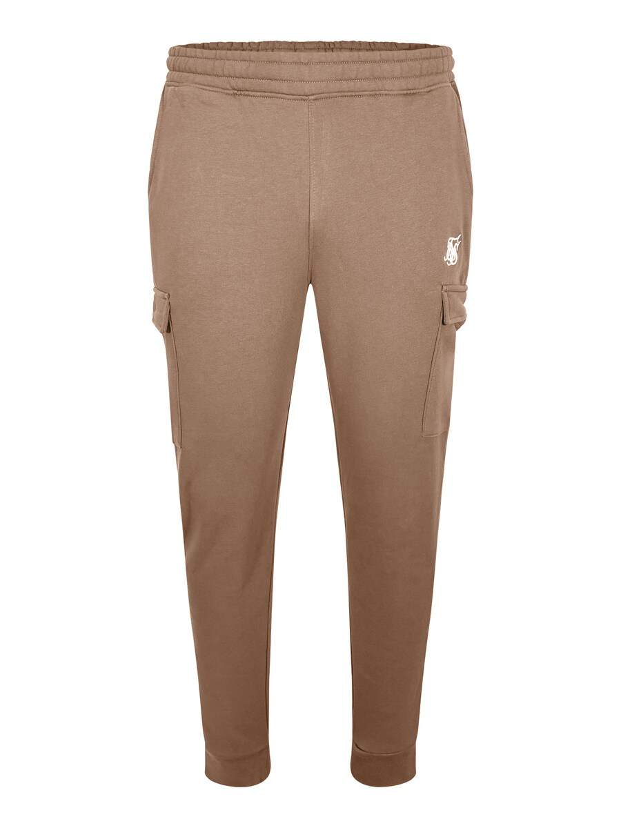 

Брюки-карго SikSilk Tapered Cargo Pants, коричневый