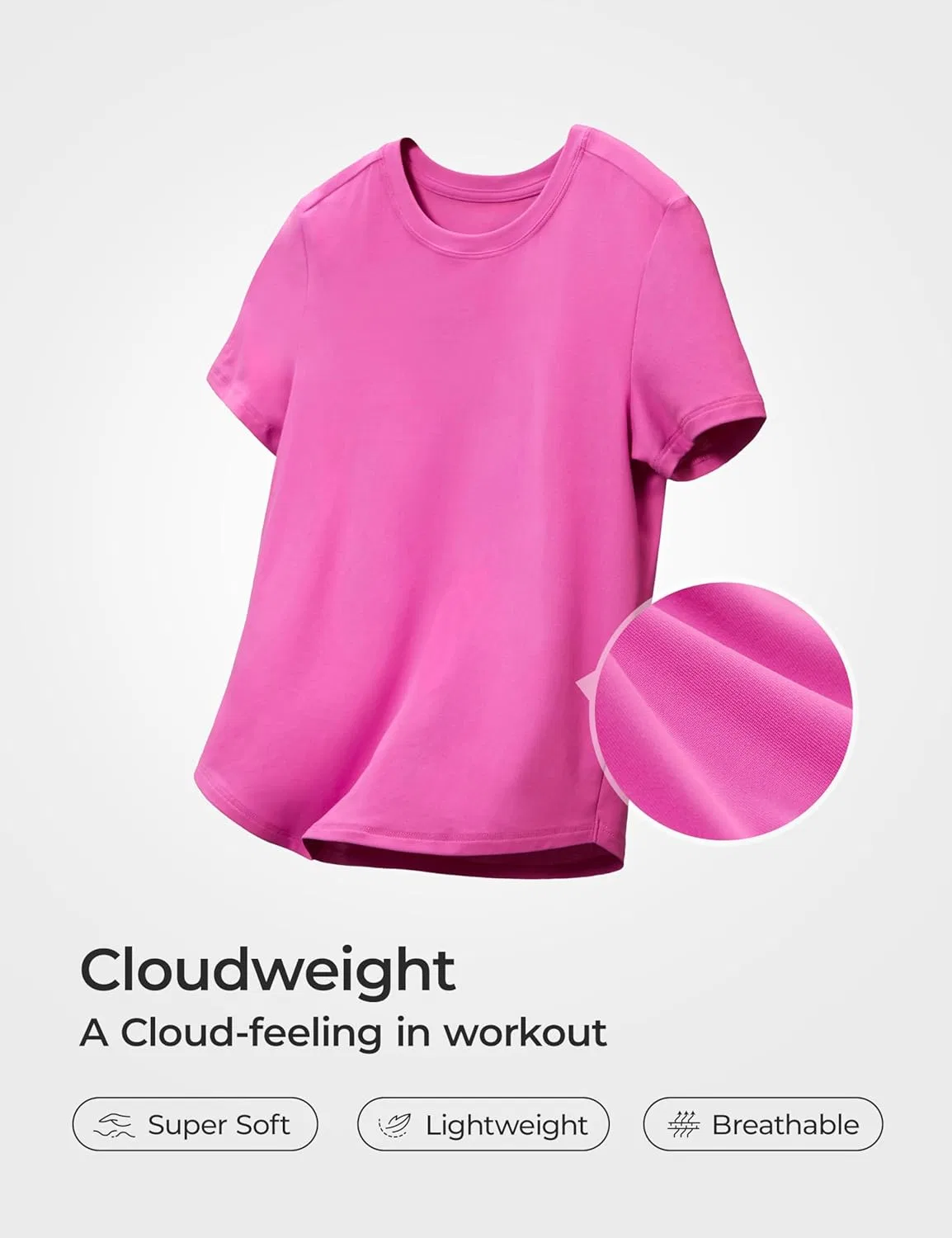 Футболка для девочек Cloudweight CRZ YOGA, Light Purple — фото 3