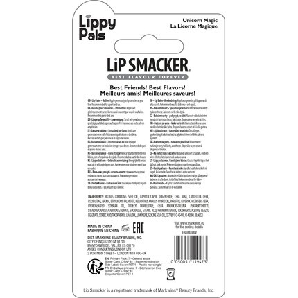 Lip Smacker Lippy Pals Collection Unicorn Lip Balm For Kids Unicorn Magic Flavor Unicorn Gifts For Girls — фото 3