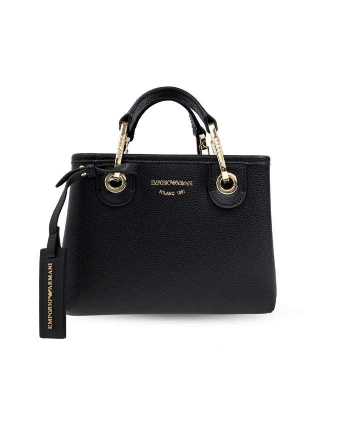 

Мини-Сумочка Myea с принтом оленя Emporio Armani, черный