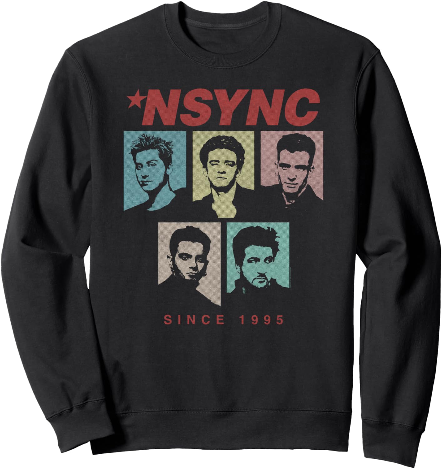 

Официальная толстовка NSYNC с 1995 года, черная, Черный, Официальная толстовка NSYNC с 1995 года, черная