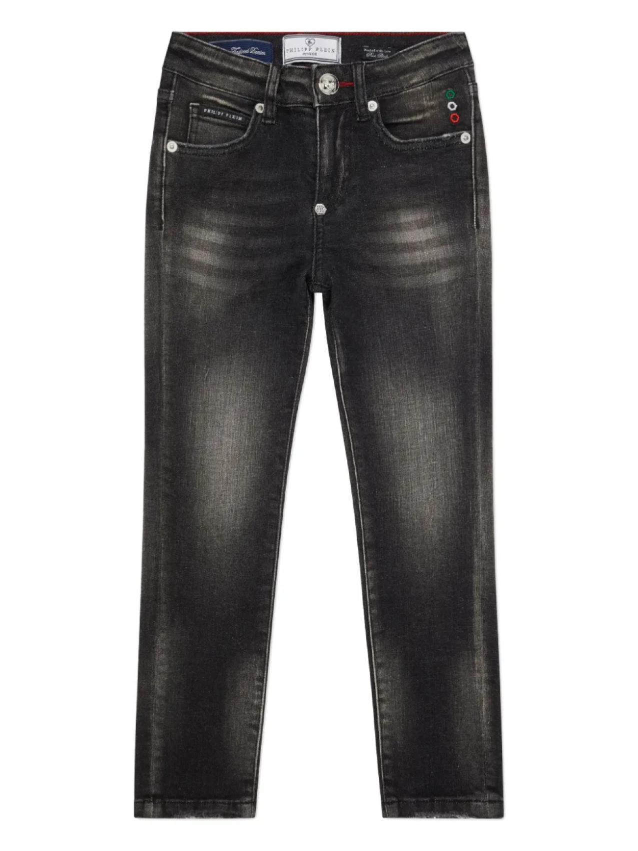

Philipp Plein Italic узкие джинсы Plein, черный