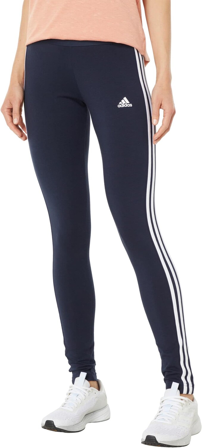 

Брюки adidas 3-Stripes Leggings, цвет Legend Ink/White