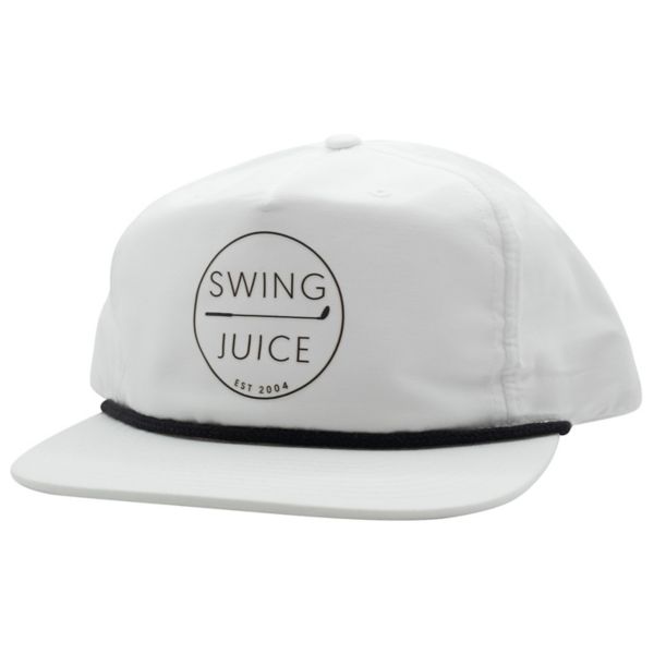 Ретро кепка для гольфа с застёжкой-шнурком Swingjuice, белый