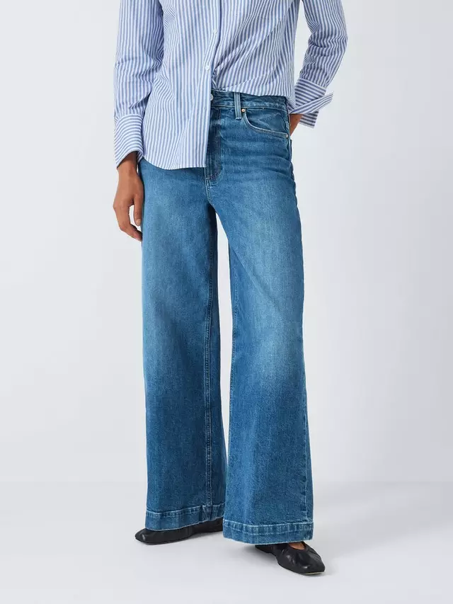 

Джинсы PAIGE Harper Organic Cotton Blend Wide Leg
