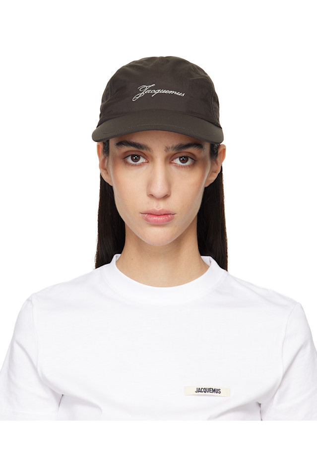Jacquemus Бейсболка Brown 'the baluchon'