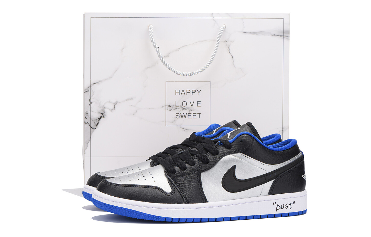 

Баскетбольные кроссовки Air 1 Vintage Men Low-Top White/Blue Jordan, Белый, Баскетбольные кроссовки Air 1 Vintage Men Low-Top White/Blue Jordan