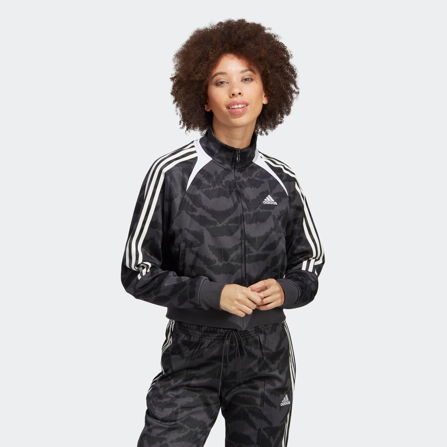 Спортивная толстовка с капюшоном на молнии ADIDAS SPORTSWEAR Tiro Suit Up Lifestyle, Black — фото 2