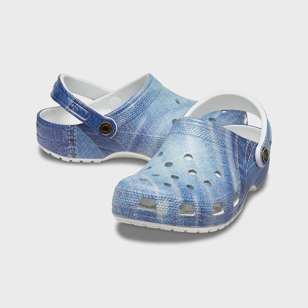 Мужские классические клоги Classic Denim Moon от Crocs