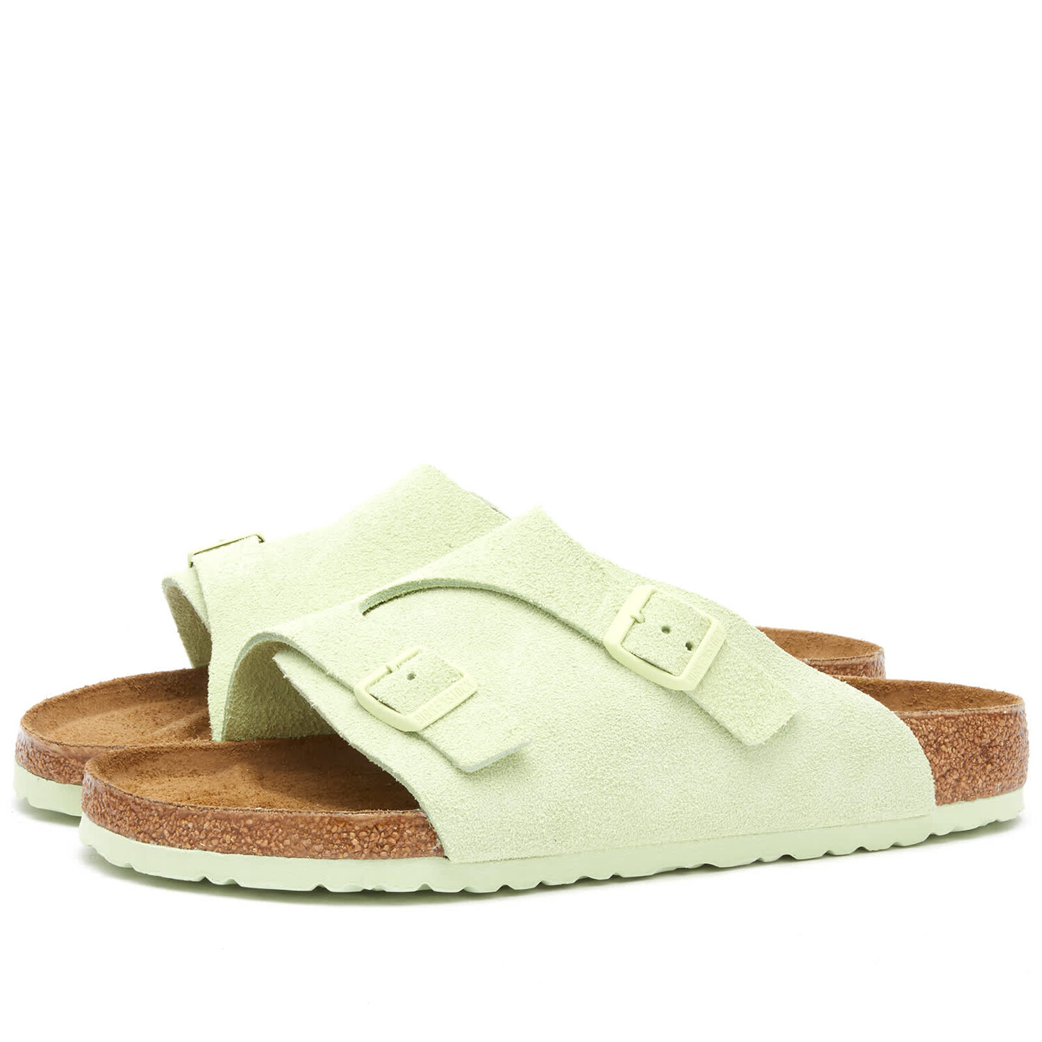 

Сандалии Birkenstock Zürich, цвет Faded Lime Suede