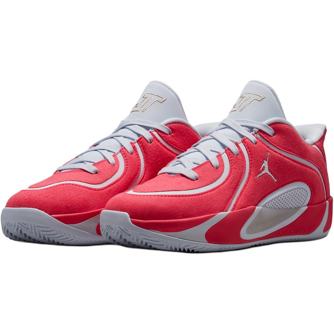 Jordan Tatum 4 Rebound Low top детские баскетбольные кроссовки Red Gray для подростков — фото 4