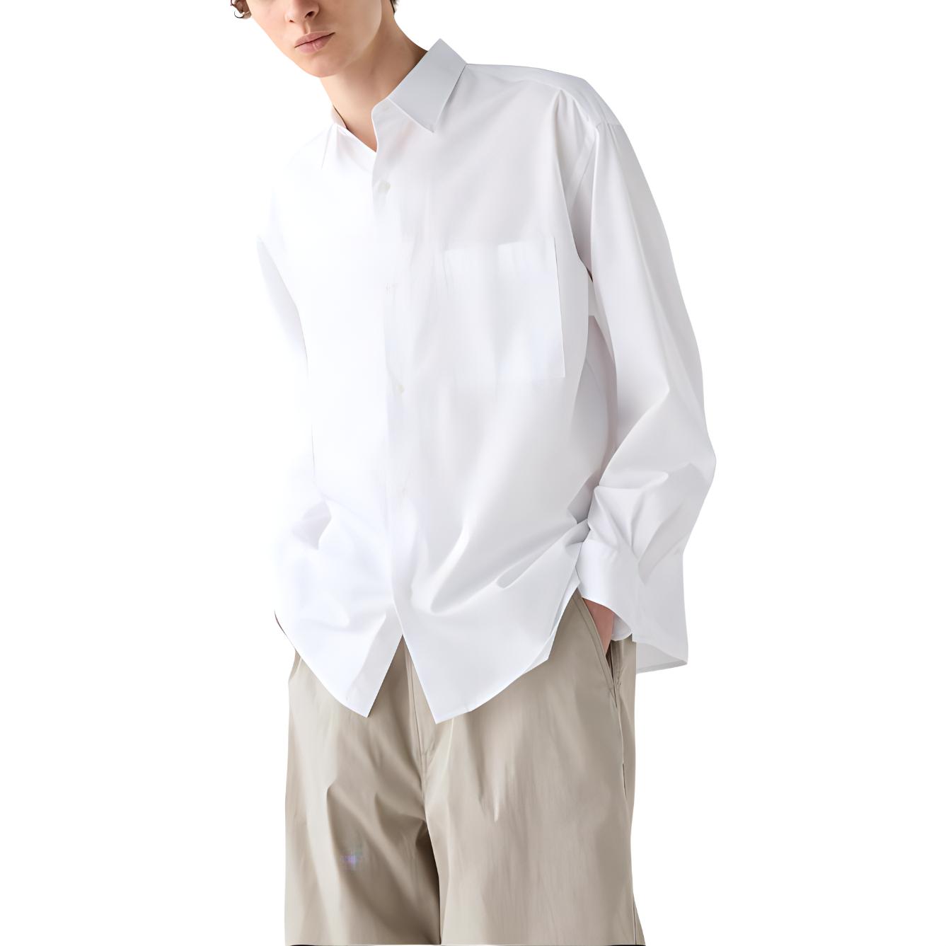 Рубашка Clare Waight Keller C Collection Unisex UNIQLO, белый — фото 3