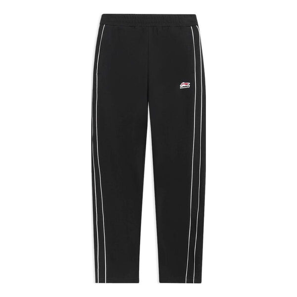 

Брюки полосатые брюки с логотипом Li-Ning, черный