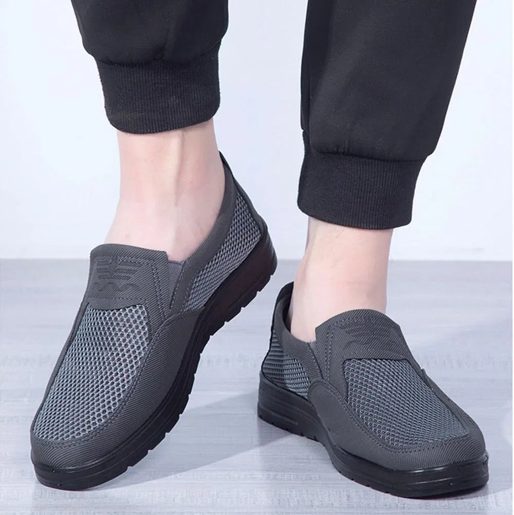 Мокасины мужские Mesh Lightweight, Slip-On, Grey — фото 2