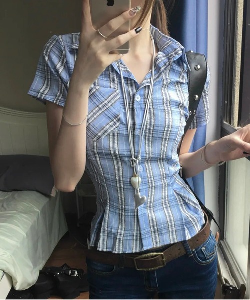 

Футболка, крой оверсайз, бренд AsheKsha, цвет синий