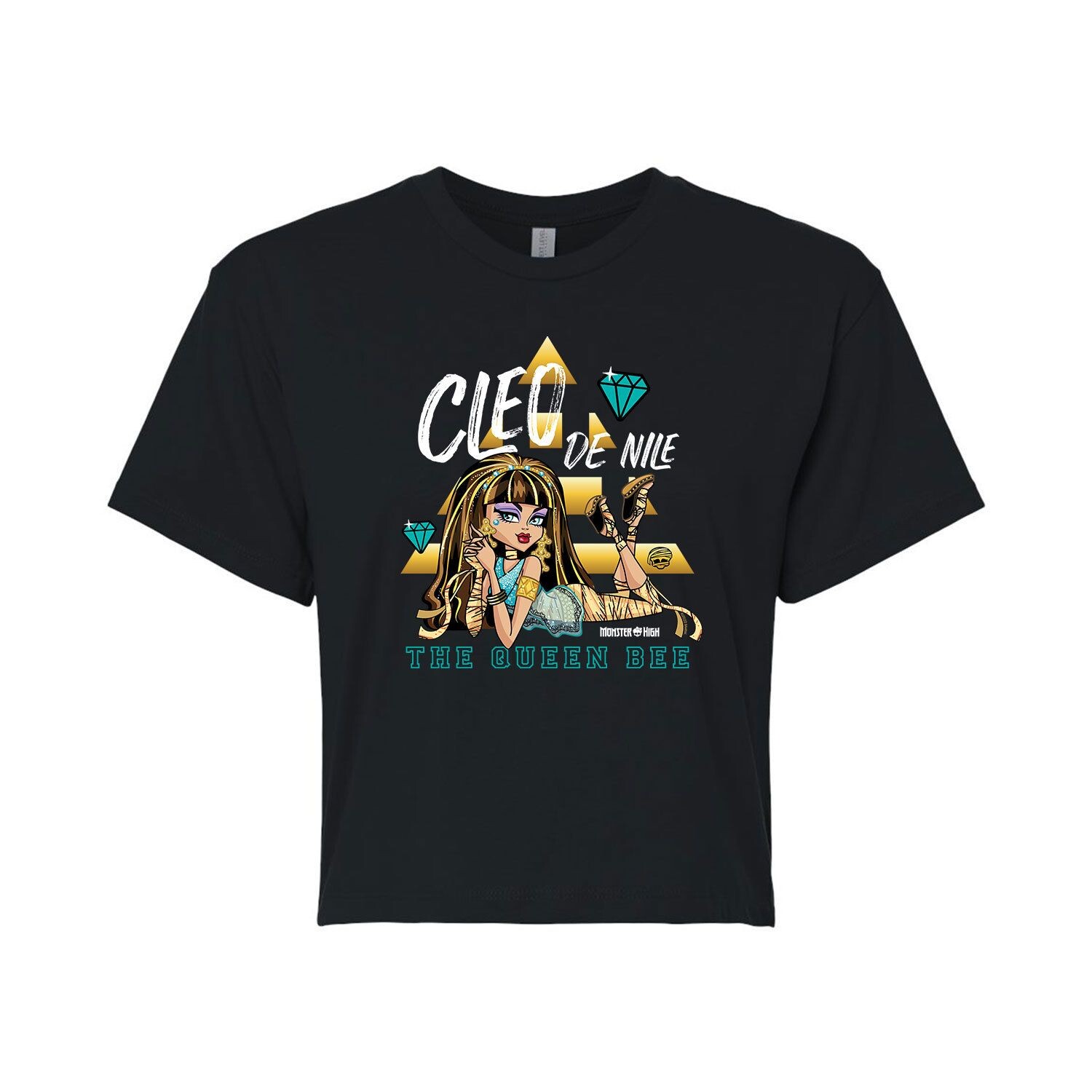 

Укороченная футболка с рисунком Monster High Cleo «The Queen Bee» для юниоров Licensed Character